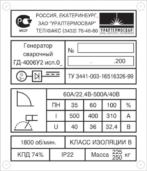 Бирка кабельная